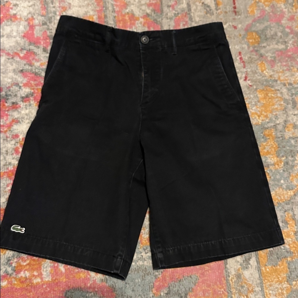 Lacoste Men's Cotton Twill Shorts - 10.5” inseam
